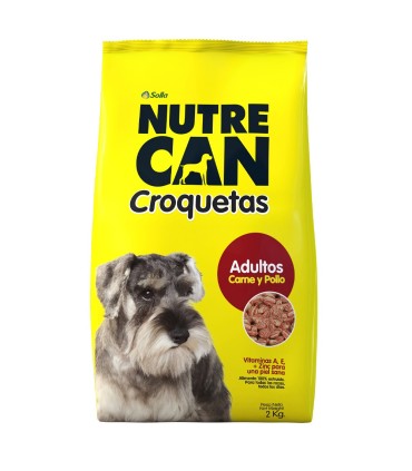 NUTRECAN PERROS CROQUETAS ADULTO BOLSA 2 KILO