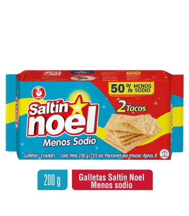 GALLETA SALTIN NOEL MENOS SODIO 2TCx200G