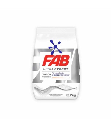 DETERGENTE FAB ULTRA BLANCO BOLSA 2 KILO