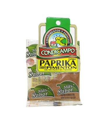 PAPRIKA MOLIDA CHAPETA CONDICAMPO X 20GR