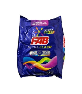 DETERGENTE FAB ULTRA COLOR BOLSA 700GR