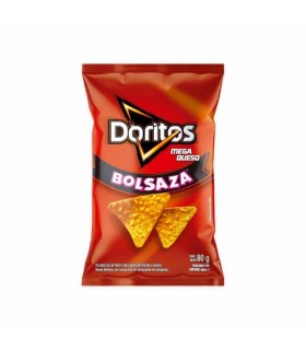 DORITOS MEGAQUESO INDIVIDUAL FRITOLAY X 80gr