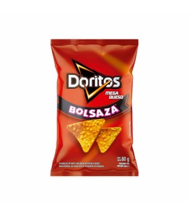 DORITOS MEGAQUESO INDIVIDUAL FRITOLAY X 80gr