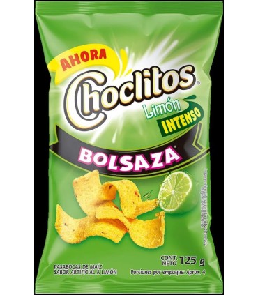 CHOCLITO LIMON INDIVIDUAL FRITOLAY PQ125 GRAMOS