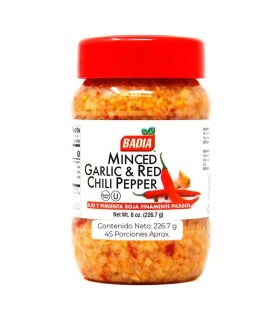 AJO PICADO BADIA PIMIENTA ROJA FRASCO 226.7GR