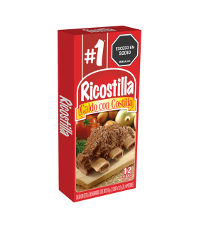 CALDO RICOSTILLA 12 CUBOS x 132G