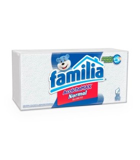 SERVILLETA FAMILIA NORMA DOBLADA EN 2 PAQUETE X 200 UNIDAD