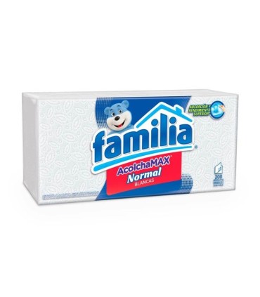SERVILLETA FAMILIA NORMA DOBLADA EN 2 PAQUETE X 200 UNIDAD