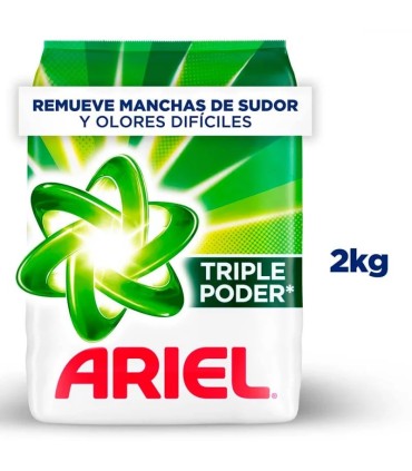 DETERGENTE ARIEL REGULAR BOLSA X 2 KILO