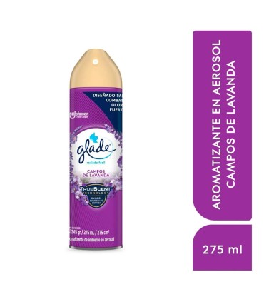 AMBIENTADOR GLADE LAVANDA AEROSOL X 275 ML