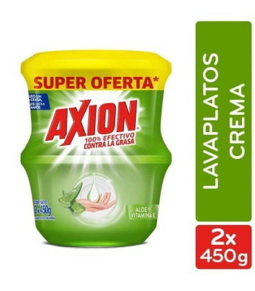 OFERTA AXION CREMA ALOE 2 U X 450 GR