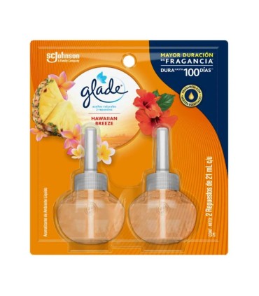 AMBIENTADOR GLADE PLUG F.TROPICAL 2RPT
