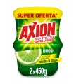 OFERTA AXION CREMA LIMON 2 UNIDADx450 GRAMOS