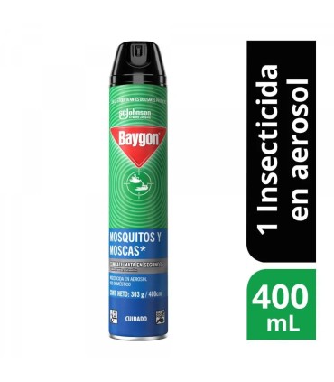 BAYGON AZUL MOSCAS AEROSOL x400 MILILITRO