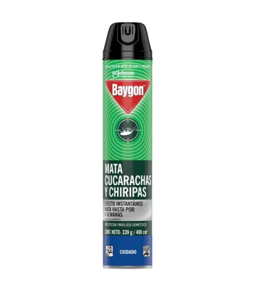 BAYGON VERDE CUCARACHAS AEROSOL 400 MILILITRO