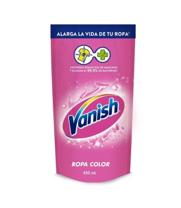 VANISH LIQ ROPA COLOR GEL DOYPACK 450 MILILITRO