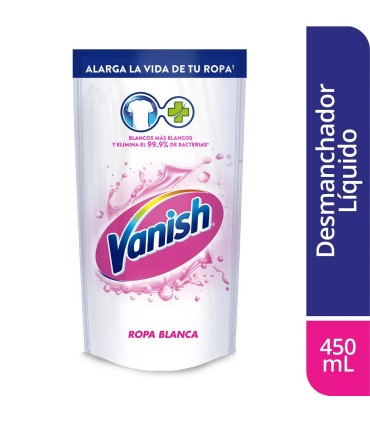 VANISH LIQ BLANCO GEL DOYPACK 450 MILILITRO