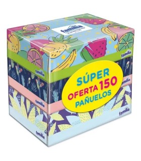 PANUELO FAMILIA FAMI PACK CAJA 150 UNIDAD