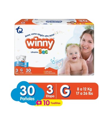 OFERTA PANAL WINNY ULTRASC ET3x30U+10TOALL