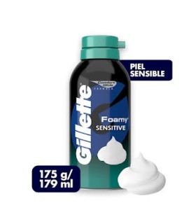 ESPUMA AFEITAR GILLETTE PIEL SENSIBLE x 175ML