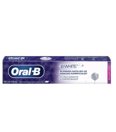 CREMA DENTAL ORAL B 3D WHITE x 140G x UND