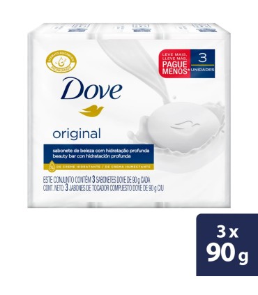 OFERTA JABON DOVE BLANCO 3BARRA X90G P.ES