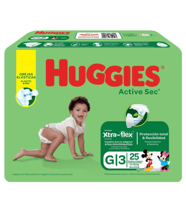 PANAL HUGGIES ACTISEC PLUTO ET3 PAQUETE25UND