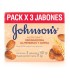 OFERTA JABON JOHNSON ADULTO AVENA ALMENDRAS 3Bx110 GRAMOS P.E