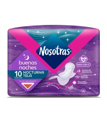 TOALLA NOSOTRAS BNOCHES PQx10 UNIDAD