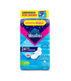 TOALLA NOSOTRAS EXTPROTEC TELA DISPx24UN