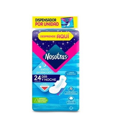 TOALLA NOSOTRAS EXTPROTEC TELA DISPx24UN