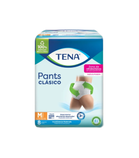 PANAL TENA PANTS CLASICO MEDIUMx8 UNIDAD