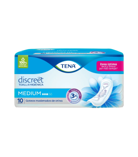 TOALLA TENA MUJER MEDIUM PQx10 UNIDAD