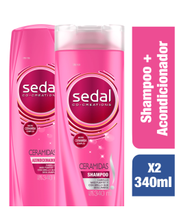 OFERTA SHAMPO SEDAL CERAMISx340 MILILITRO+ACx340 MILILITRO