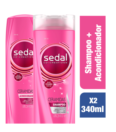 OFERTA SHAMPO SEDAL CERAMISx340 MILILITRO+ACx340 MILILITRO
