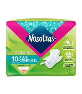 TOALLA NOSTRAS PLUS CAN.GELx10 UNIDAD