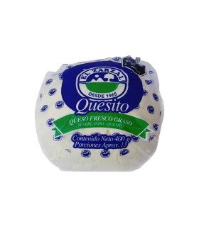 QUESITO ZARZAL REDONDO  BOLSA 400 GRAMOSxUN