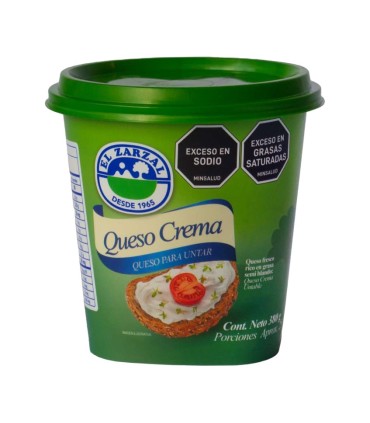 QUESO CREMA ZARZAL PT380 GRAMOSxUN