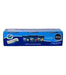 YOGURT EL ZARZAL GRIEGO TRIPACK SURTIDO