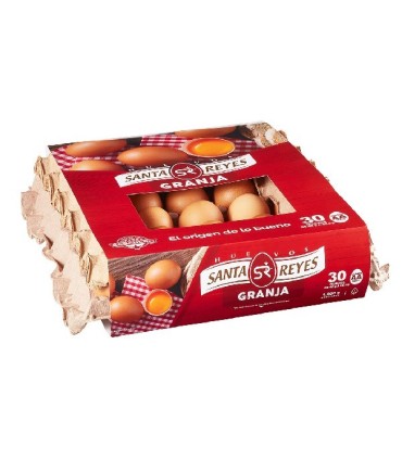 HUEVOS SANTA REYES AA ROJO x 30U
