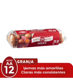 HUEVOS SANTA REYES AA ROJO x12U