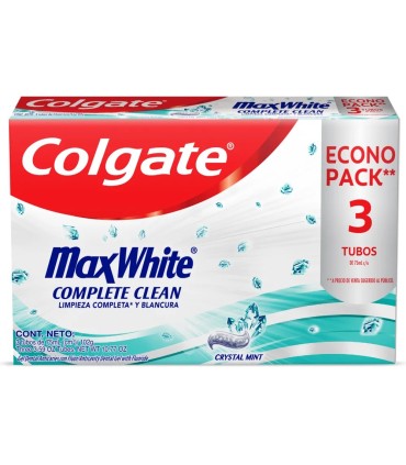 OFERTA CREMA COLGATE MAXWHITEx3 UNIDADx75 MILILITRO