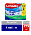OFERTA CREMA COLGATE T.ACCIONx125 MILILITROx3U P.E
