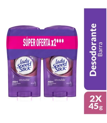 OFERTA DESODORANTE LADY SS INV 45Gx2 UNIDAD