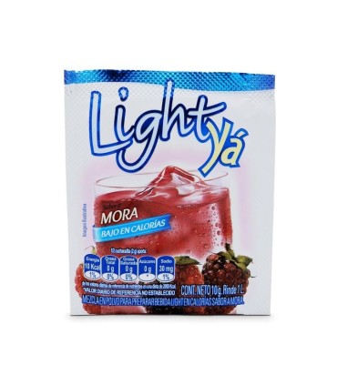 BEBIDA LIGHTYA MORA  SOBRE 10Gx 2 LITRO
