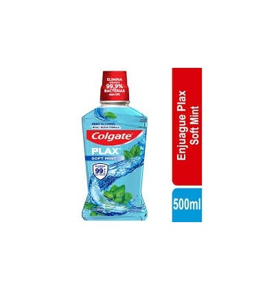 ENJUAGUE COLGATE PLAX SOFT MINT PT500 MILILITRO