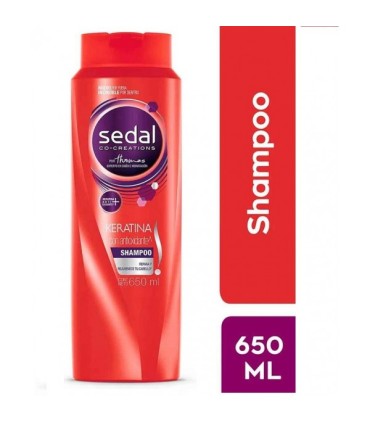 SHAMPO SEDAL KERATINA CON ANTIOXIDANTES  FRASCO 650 MILILITRO