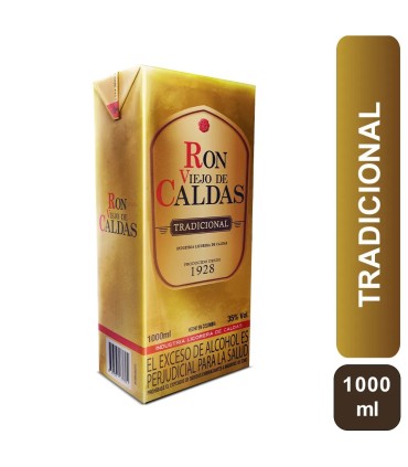 RON VIEJO DE CALDAS TETRABRIK 1 LITRO