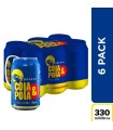 COLA&POLA REFAJO SIXPACK LATA 330 MILILITRO