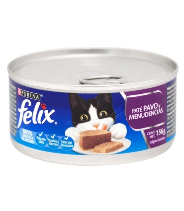 FELIX PURINA PAVO MENUD LATA 156 GRAMOS